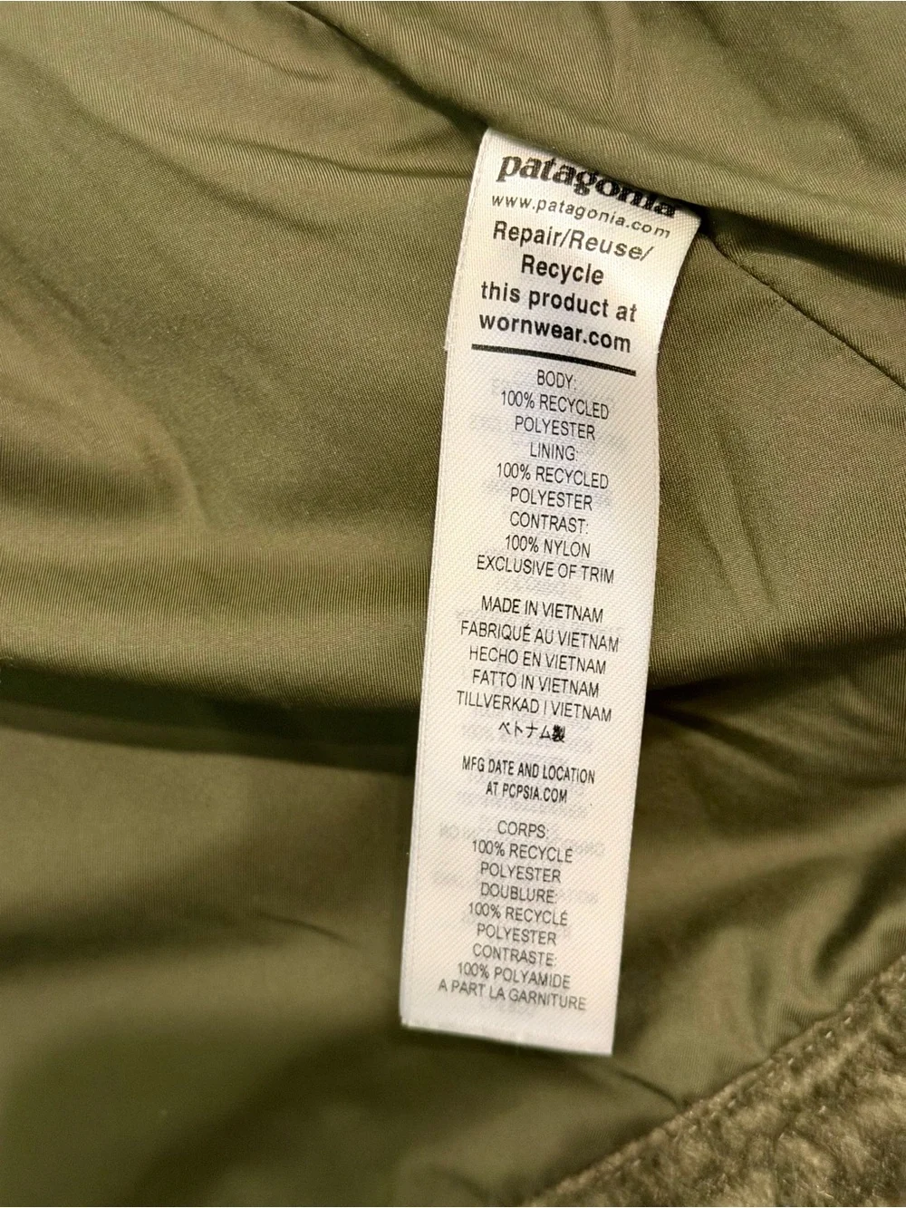 Patagonia Women’s Retro-X® Coat – Basin Green – Medium – EUC